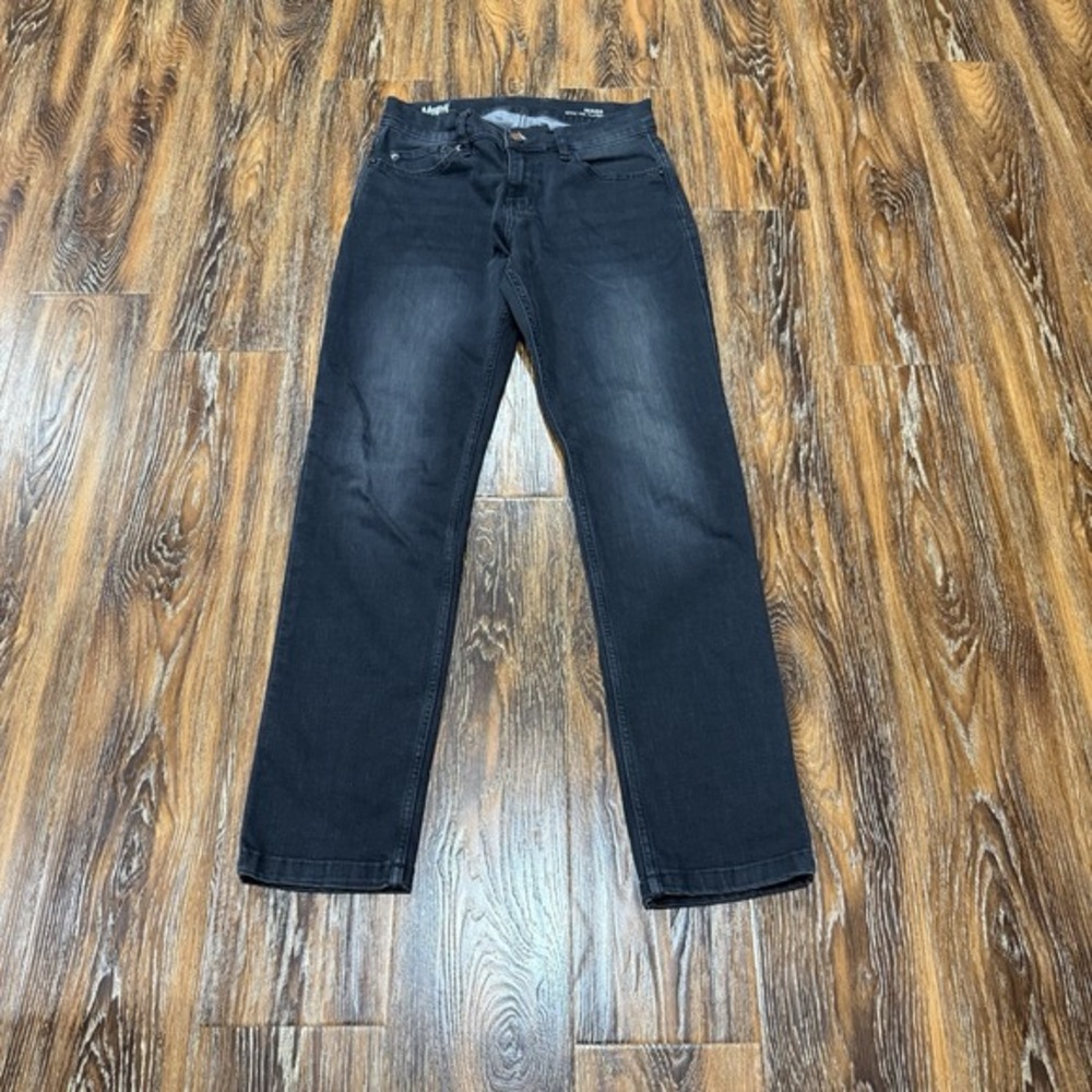 Mugsy Mags Jeans Mens Size 31X32 Black Stretch Denim FLX4NKG Denim Slim Straight